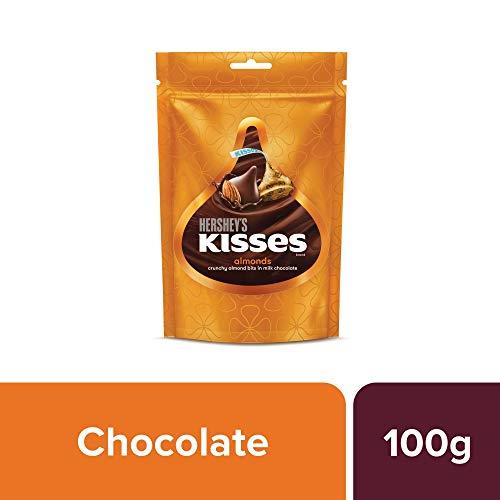 HERSHEYS KISSES ALMONDS 100.8g